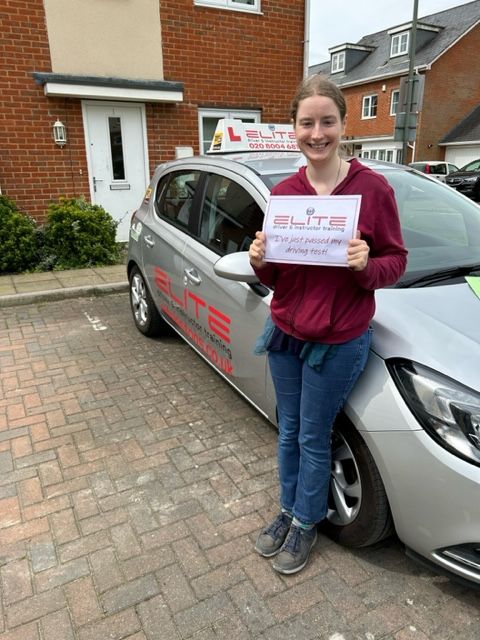 elitedriving's tweet photo. Congratulations to #eliteinstructor Lee's pupil Sophie, whose hard work paid off to gain a brilliant #Crawley test pass! #crawleydrivingschool #crawleydriving #elitelessons https://t.co/rH2DeqnlSN https://t.co/KBMvYxC7lt