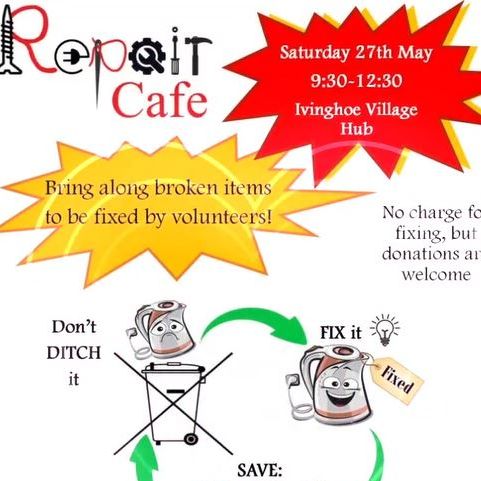 BucksRecycles's tweet image. It&apos;s a busy #Repair Cafe weekend across Bucks. There 3 in Bucks - Hazlemere, Chesham, Ivinghoe &amp;amp; 1 across the border in Leighton Buzzard. So if you have something that needs fixing, take it along. May is #TheBIGFIX2023  a national Repair movement lead by @RecycleDevon