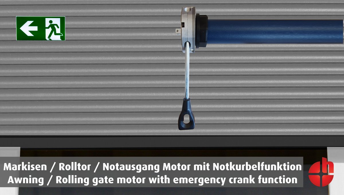 EHeicko's tweet photo. Rollladenmotor mit Kurbelöse - der Motor kann bei einem Stromausfall mit einer Notkurbel (optionales Zubehör) betrieben werden - Elektromechanischer Rohrmotor, diverse Ausführungen - diesen und viele andere Motoren finden sie unter: https://t.co/OD9vnTiOD1
