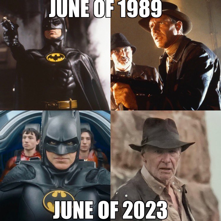 The Keaton / Ford box office battle rekindled 34 years later…