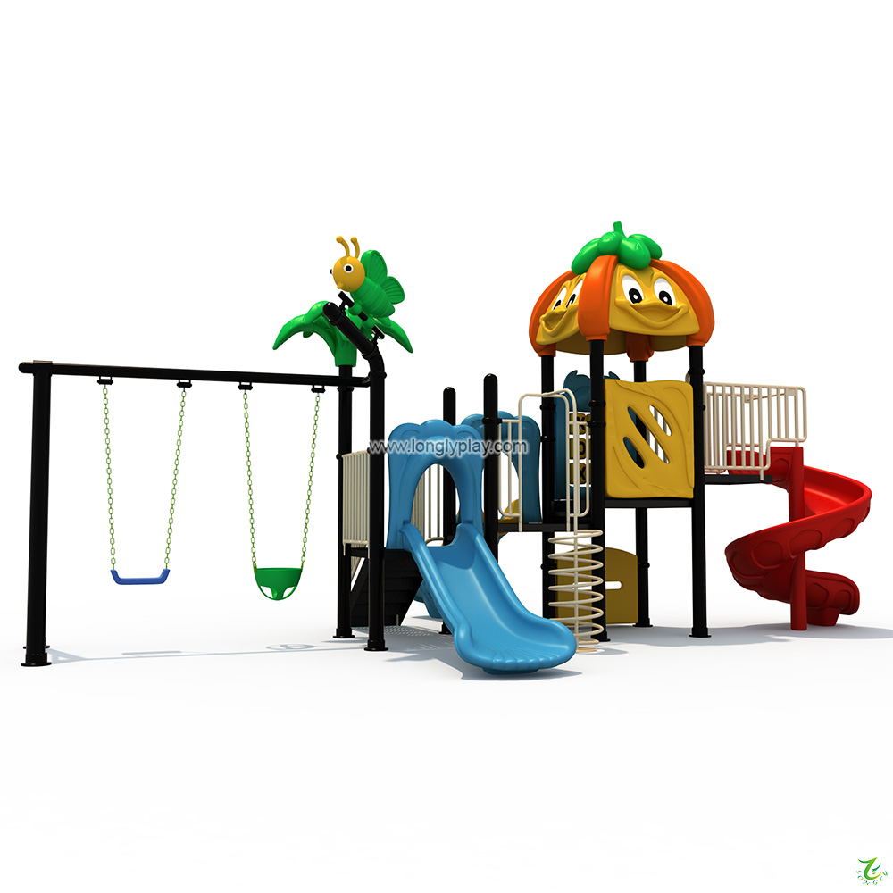 Children's 114mm galvanized steel pipe outdoor playground combination slide and swing.Welcome to contact us or visit our factory to design the model you want. WhatsApp:+86-15602239158 E-mail:market@llplayground.com #amusementparks #outdoorslide #outdoorplay #outdoorplayground