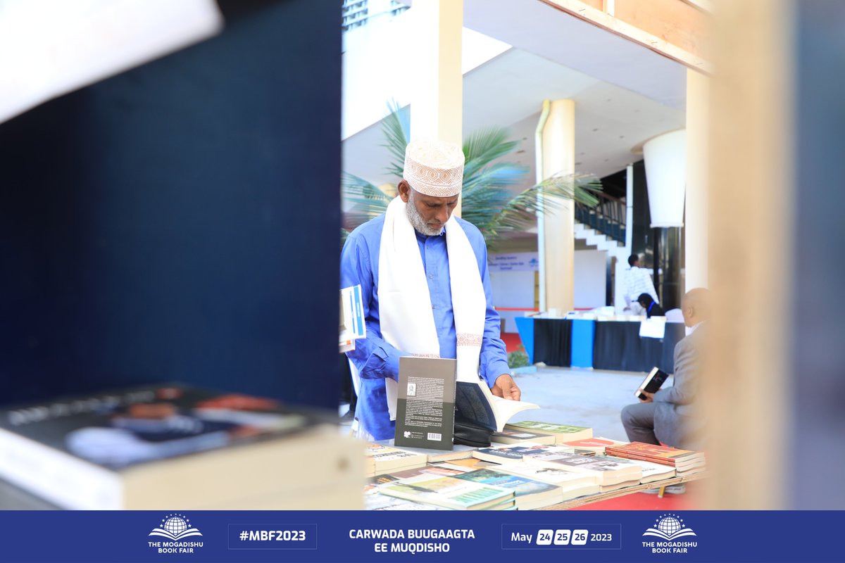 MogBF's tweet photo. The #MBF2023 is a celebration of storytelling, knowledge, and the sheer joy of reading. It’s the THIRD day straight and the strong showing of enthusiastic readers has yet to lose steam here at the 7th Mogadishu Book Fair. https://t.co/9QU6zKXom3