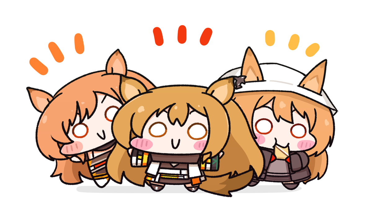 アークナイツ「今日は交換に来てるケ--ちゃんずっ  #アークナイツ #明日方舟 #Arknig」|Caのイラスト