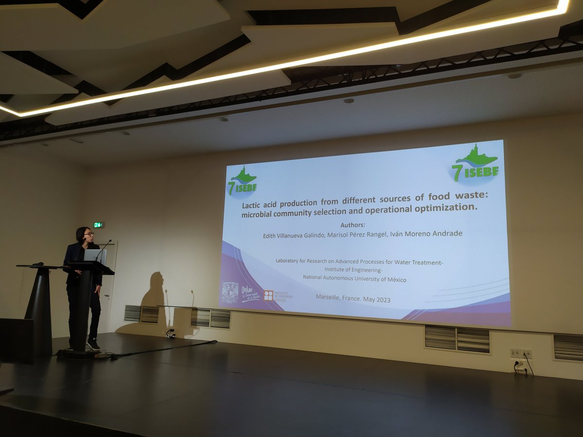 Edith Villanueva 🇲🇽 is talking about lactic acid production from food waste at <a href="/7Isebe/">7 ISEBE</a>