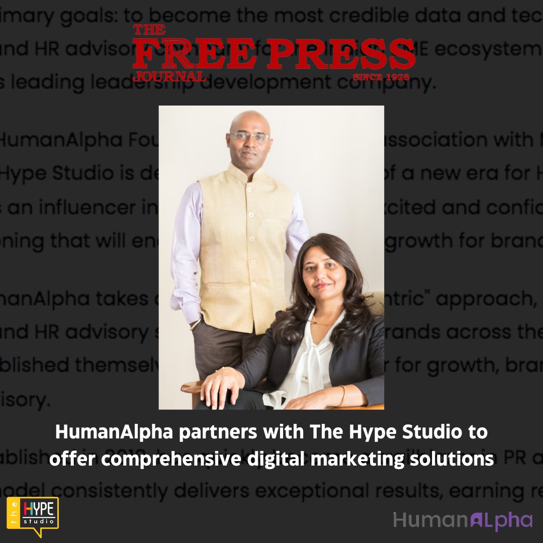 At HumanAlpha, we believe in the power of people, culture, & strategic thinking. Together with The Hype Studio, we offer tailor-made solutions for brand transformation, growth, and strategic HR advisory.
#humanalpha #thehypestudio #brandtransformation #growthstrategy #strategichr