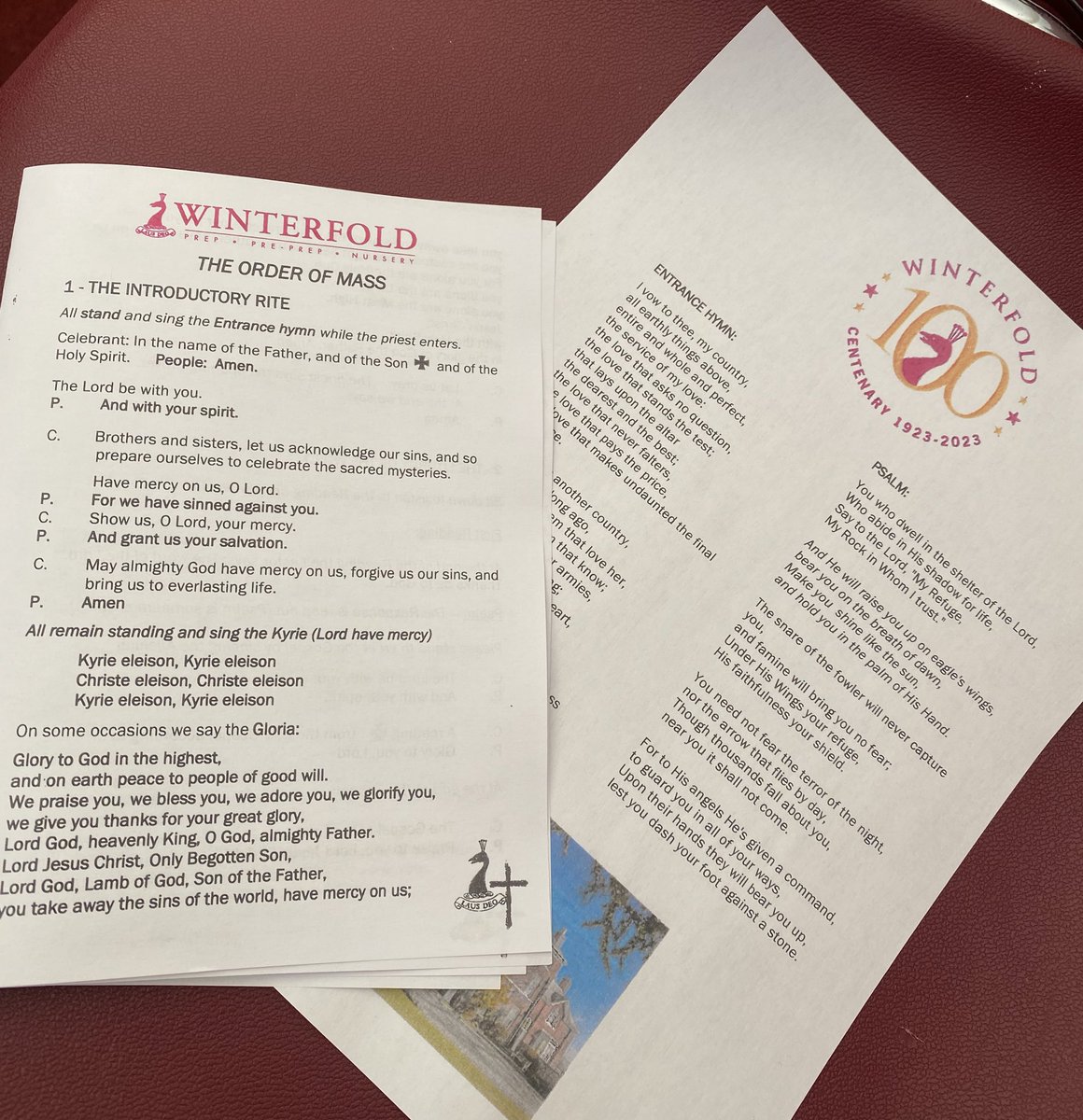 winterfoldhs's tweet photo. It’s the final day of our Winterfold Centenary celebrations. This morning we hold a special Mass, followed by a photograph of the Whole School and then a tea party on the lawn. 

#WinterfoldCentenary #100YearsofWinterfold #TheWinterfoldWay https://t.co/uqygmsO3b1