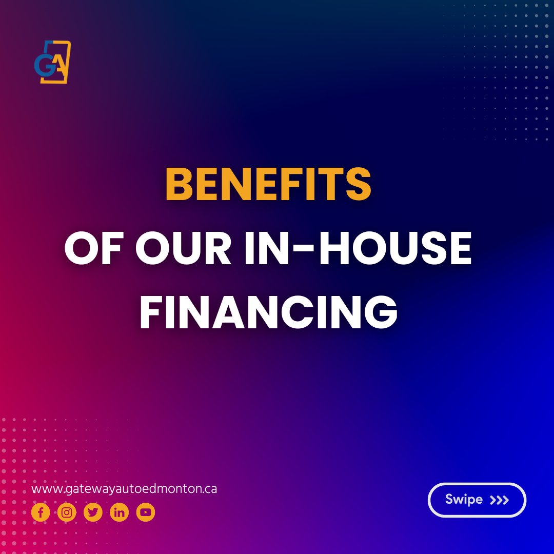 gatewayautoedm's tweet image. 🔑 Unlock your vehicle dreams with hassle-free In-House Financing. Trust the automotive experts with over 50 years of combined experience. Drive with peace of mind,  with the lowest rates. Get started today! 🚗 bit.ly/3oqck1K

#InHouseFinancing  #GatewayAuto
