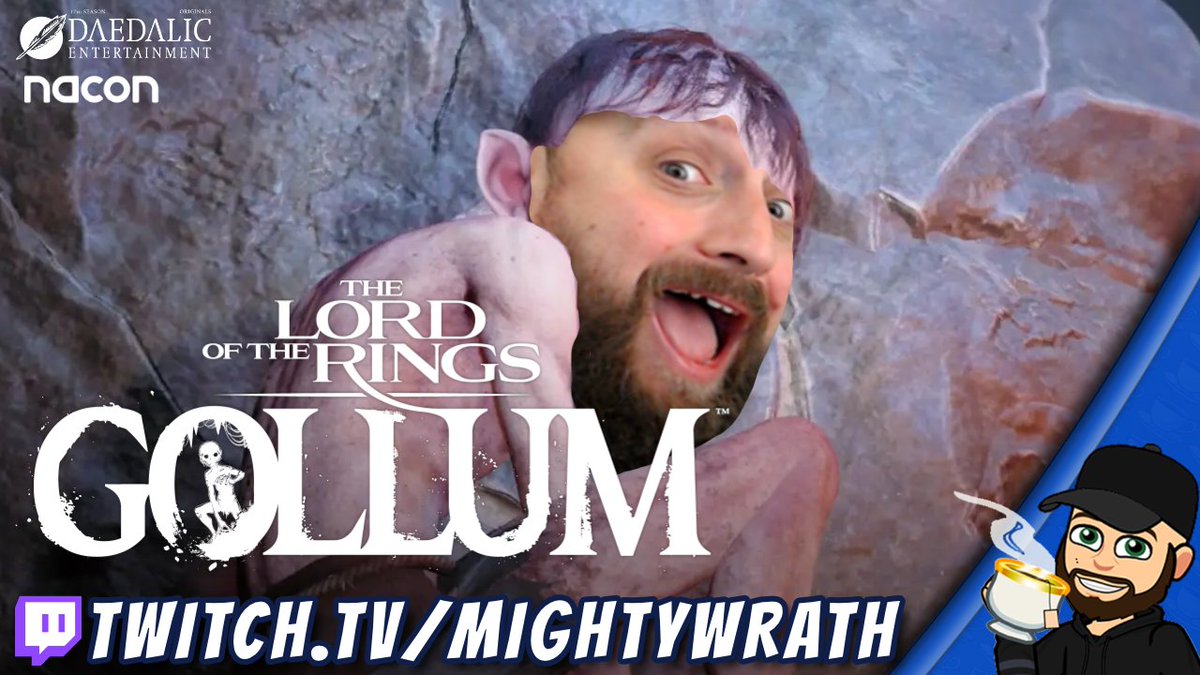MightyWrath's tweet photo. GOLLUM! GOLLUM! We must play the game, Precious!🎮😮
(Thanks @daedalic for the key #Ad)

🔴 LIVE NOW on #twitch (Link in Bio) https://t.co/lkVB6ULQV3