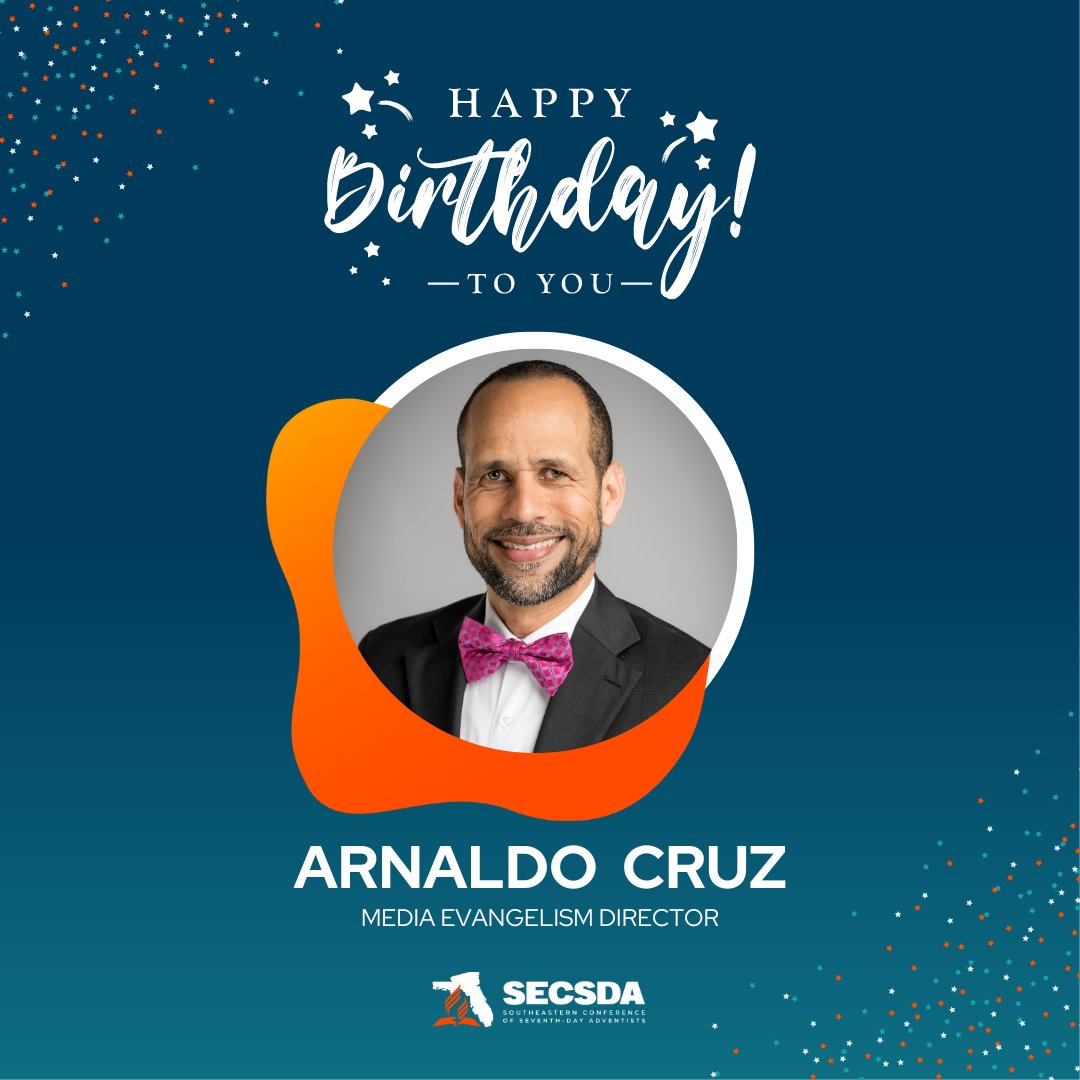 Help us wish Pastor Arnaldo Cruz a Happy Birthday 🥳🍰 #secsda #southeasternconference #secbirthdaycelebration #mediacenter