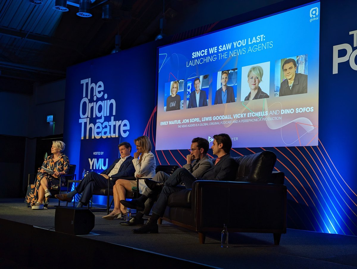 I was slightly worried that I would have my wizard of oz moment seeing behind the scenes of one of my fave pods @TheNewsAgents at #PodShowLDN

Turns out I had nothing to worry about - @maitlis, @jonsopel, @lewis_goodall & @dinosofos are just that good.