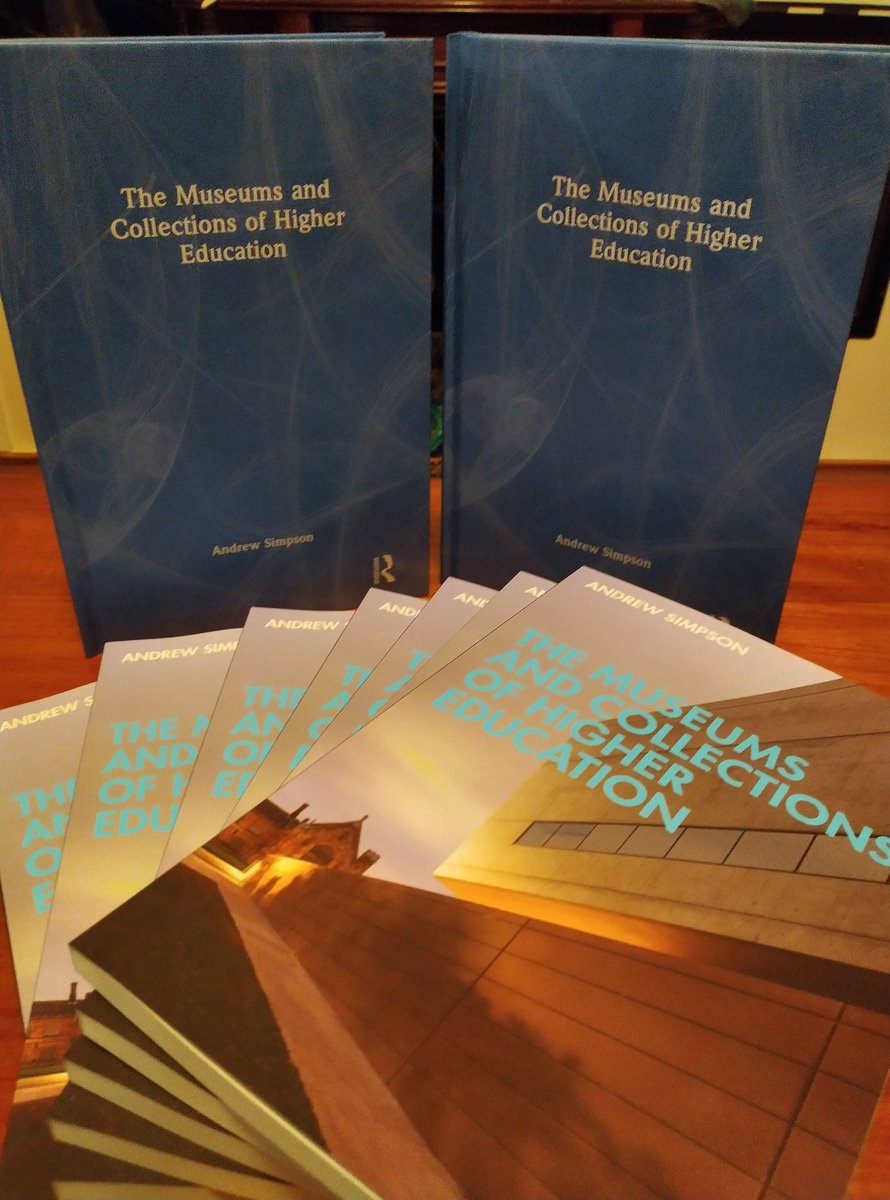 Andlikesmuseums's tweet photo. So the book has turned up, it is a real object after all! The Museums and Collections of Higher Education - Routledge 🙂 https://t.co/gFKpH66sXp