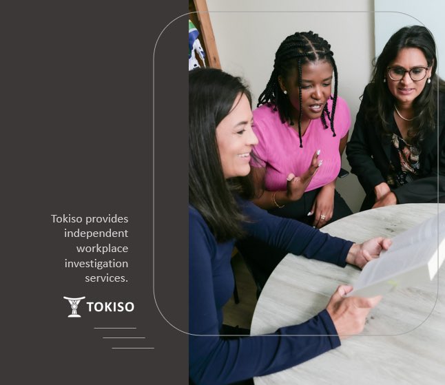 What is the most important principle when conducting workplace investigations? 
The investigation must be conducted impartially. Tokiso can help you navigate sensitive investigations in an impartial manner. #Tokiso #conflictmanagement #disputeresolution