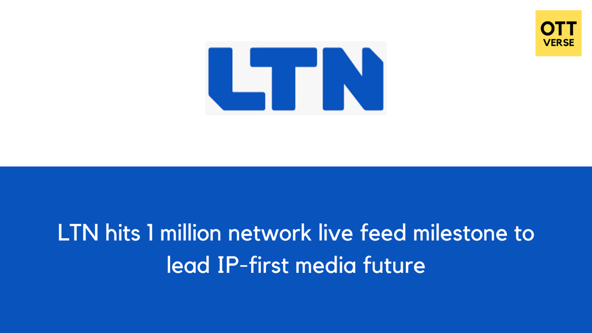 @LTNGlobal announces it has delivered 1 million live video feeds via the LTN Network, the company’s proprietary multicast-enabled global IP network that delivers <200ms latency and 99.999% reliability.

Read more : zurl.co/BPTt

#ott #ottverse