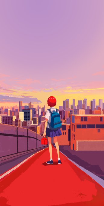 「skirt sunset」 illustration images(Latest)｜4pages