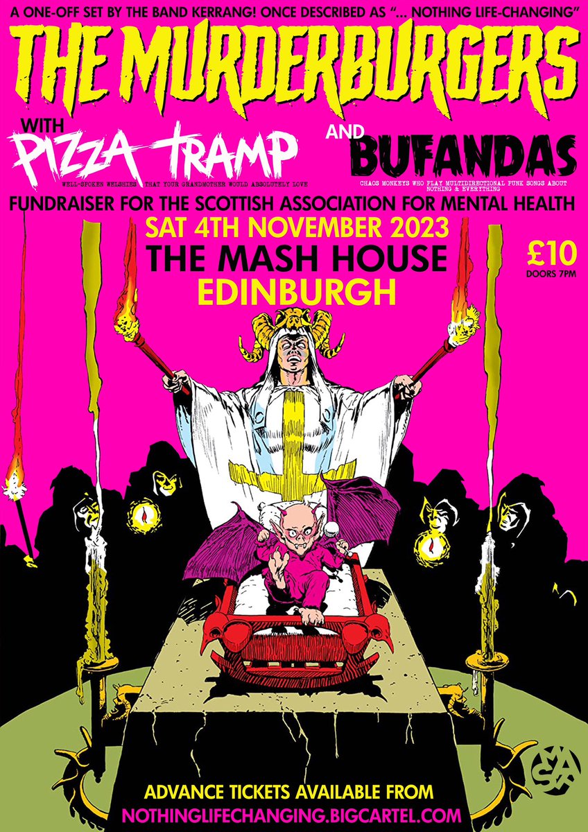 Tickets for Saturday 4th November are on sale NOW! Grab them from nothinglifechanging.bigcartel.com. 

Oh, and it’s a 14+ gig!