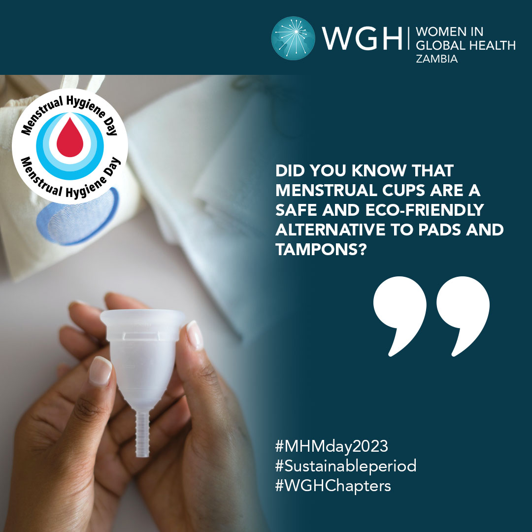 Menstrual Health🩸 is a matter of environmental 🍃concern too. 

Explore sustainable options like reusable pads and menstrual cups. 

Invest in sustainable methods of period products. 

#MHMday2023
#Sustainableperiods
#WGHChapters