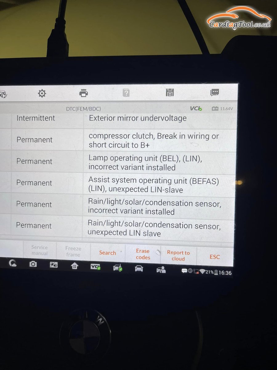 BMW 420d 2014 AKL, everything went nice, but car didn’t start, had these errors? 🤔🤔
➡️Second DTC on pic1, Restore coding to FEM
😉Feedback: everything worked after this
#allkeylost #im608pro #IM608 #autelim608 #autelim608pro #keyprogramming #bmw402d #fembdc #femcoding