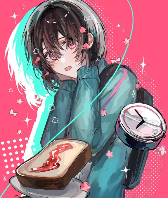 きゅうくらりん  #イラスト