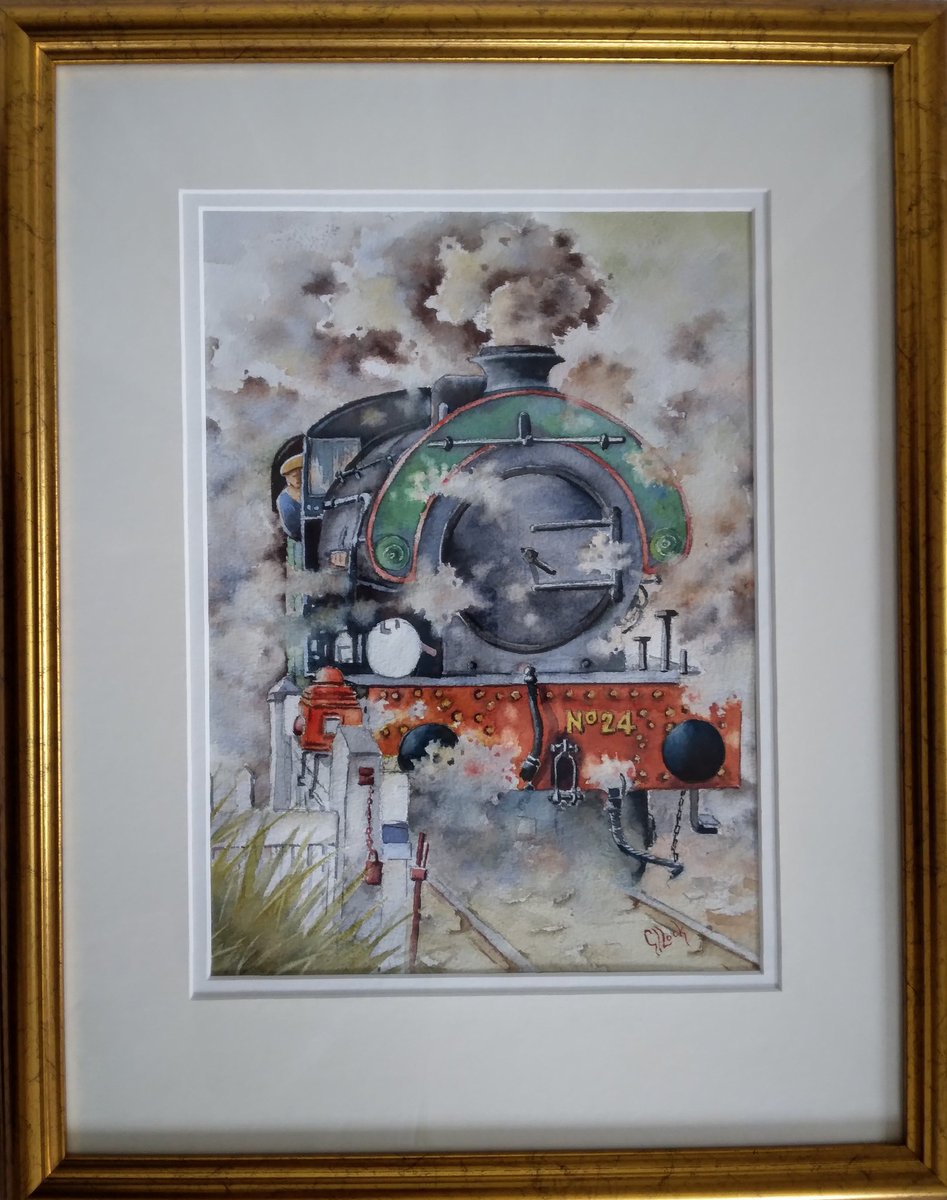 graham_lock's tweet photo. A watercour.  Recently framed. https://t.co/jVdE7Ck44x