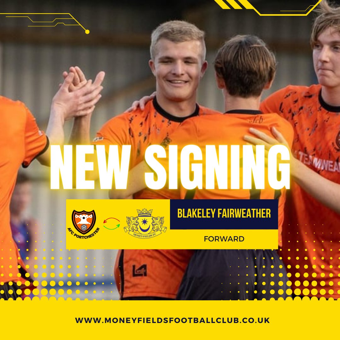 📝 | Moneyfields are delighted to announce the signing of promosing young forward Blakeley Fairweather to the Club for the 2023-24 season!

#UpTheMoneys