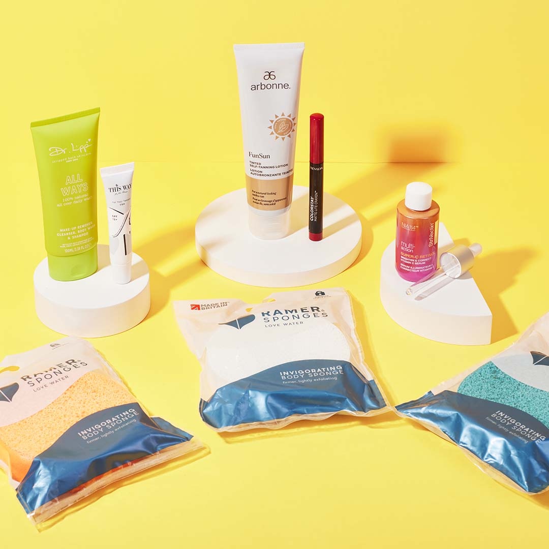 LatestInBeauty's tweet photo. Drop 4 of our Summer Staples Beauty Edit is here featuring products from Arbonne, Dr Lipp, Ramer Sponges, This Way, StriVectin and Revlon.Create your LiB Box edit now: https://t.co/x0zdiILrTR https://t.co/mdWpB6IupN