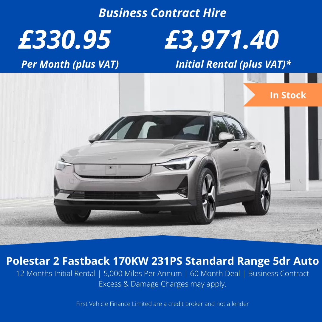FVFltd's tweet photo. Who's ready to take advantage of this awesome Polestar 2 special offer?

Get your hands on this amazing electric car at an unbeatable price! 

https://t.co/lCTX5mRS1W

#polestar2 #electriccars #unbeatabledeal #greencar #cargram #car #leasing https://t.co/EdyF8b4zlq