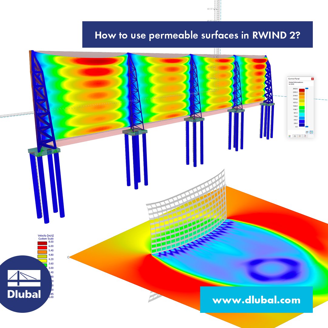 📖 Technical Article: How to Use Permeable Surfaces Feature in RWIND 2?

👉 bit.ly/42XXM8I

#rfem6 #rwind #rwindsimulation #cfd #windprofile #windloads #windtunnel #cfdflow #structuralanalysis #turbulentwindflow #transientflow #design #cfdsoftware #structuralengineer