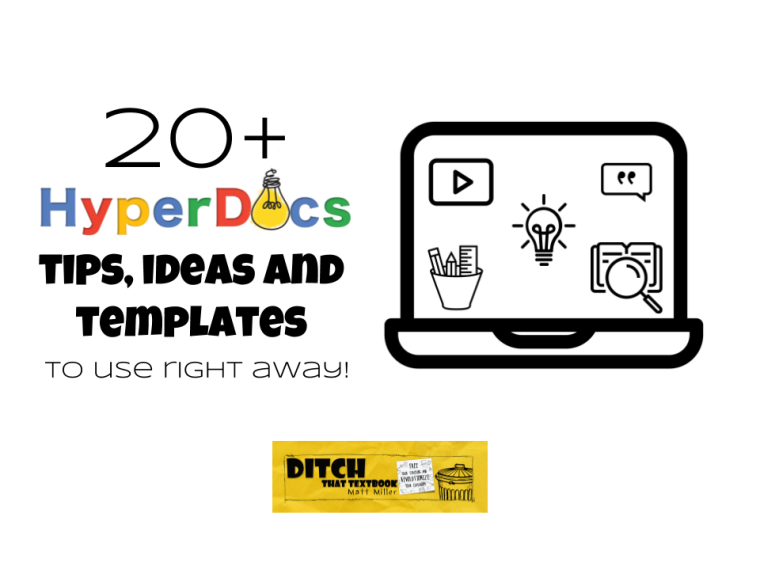 20+ Hyperdocs tips, ideas and templates to use right away

ditchthattextbook.com/20-hyperdocs-t…

#ditchbook #edtech