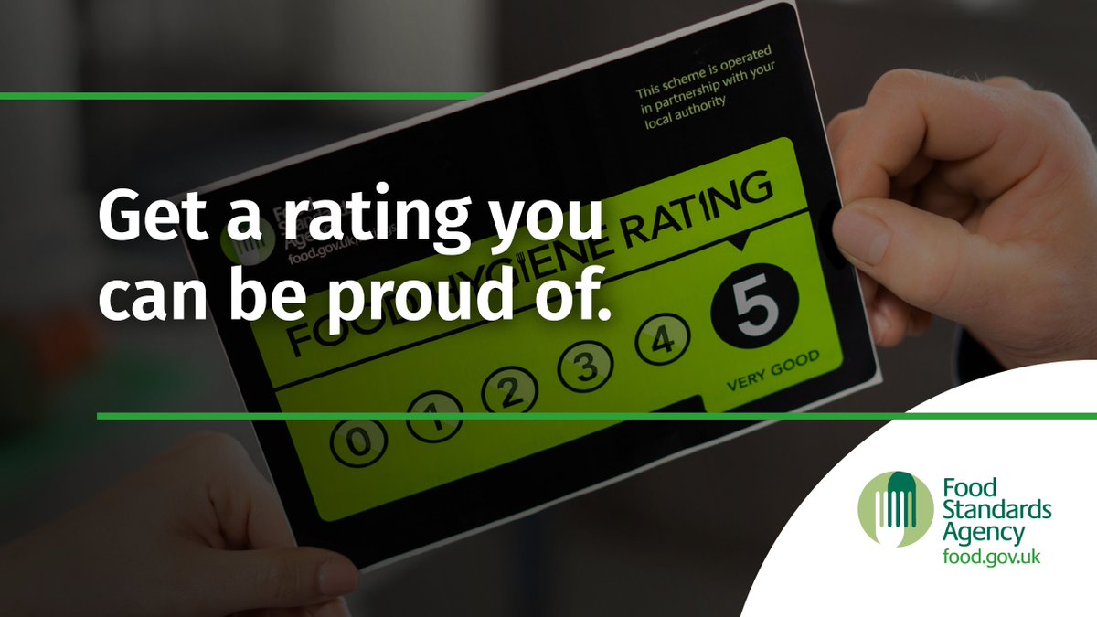 DerbyCC's tweet photo. Did you know that 90% of food businesses achieve a food hygiene rating of 4 or 5? The @foodgov business hub has everything you need to help you prepare for your next inspection.
Visit https://t.co/5K7NrKwjx5
#FSAHereToHelp #FiveFoodFriday https://t.co/Kg02JuR8gS