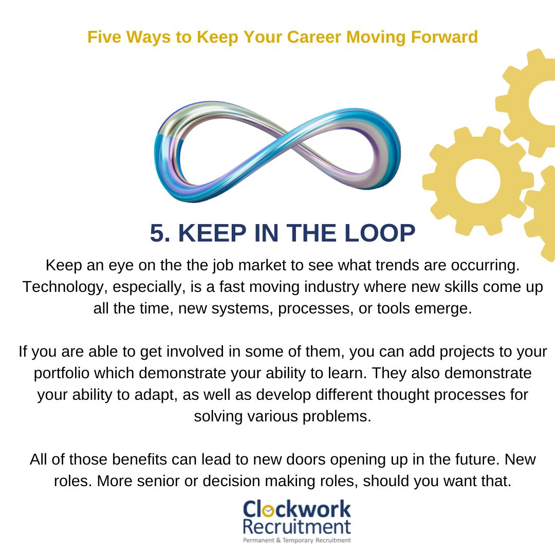 Clockwork_Jobs's tweet image. Thank for taking part in our Career Progression challenge this week.  We hope all our hints and tips have helped you and we&apos;d love you to tell us about any advice you have from your own experience.
#careersadvice #hintsandtips #progression