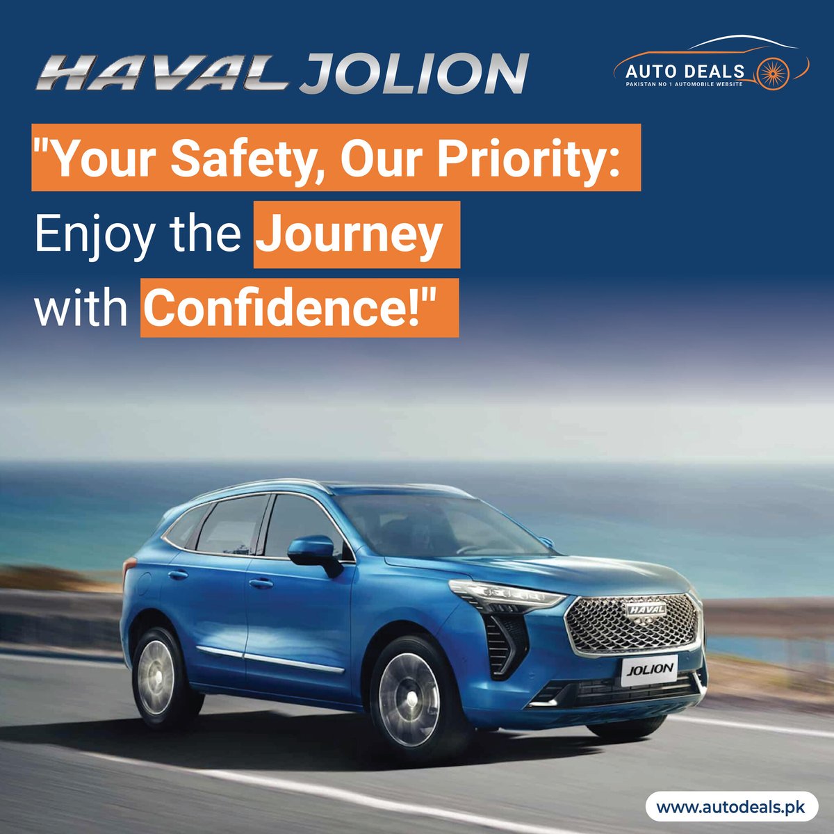 Havel Jolion ...
'Your Safety, Our Priority: Enjoy the Journey with Confidence!'
Visit Our Website: autodeals.pk 
#Havelcar #carlover #carupdate #safedrive #autodeals