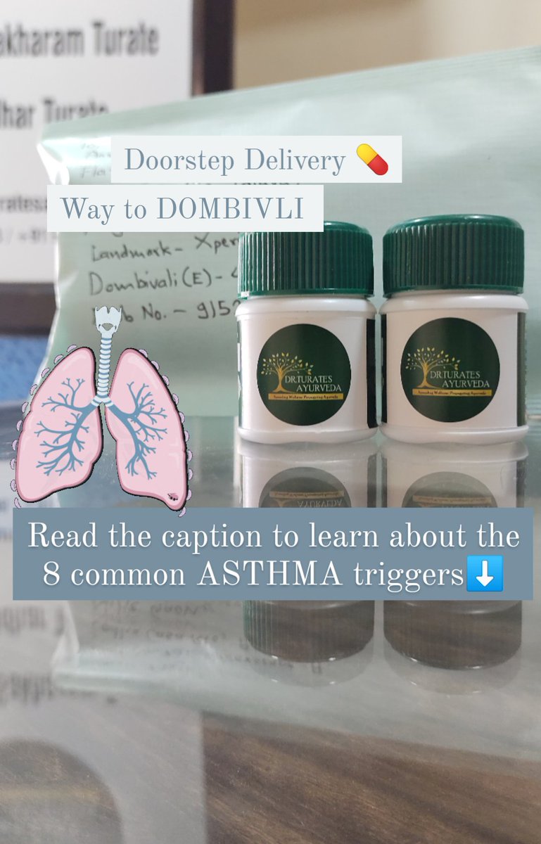 🔴8 Common ASTHMA Triggers⬇️
✅Tobacco Smoke.
✅Excessive Physical Exercise
✅Some  

Read more here ⬇️
instagram.com/p/CssuM3etC1-/…

🔴Time to Say bye bye to inhaler 💯
#asthmatic #asthma  #asthmaattack #asthmaproblems #asthmarelief #inhaler #salbutamol #bronchitis #bronchiectasis