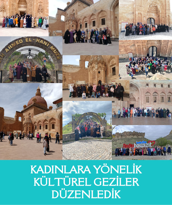 Aile Destek Merkezlerimizde kurs ve etkinliklere katılan kadınlara yönelik kültürel geziler düzenledik.🧕👩
Gezi kapsamında kadınlar, Doğubayazıt'ın tarihi ve turistik yerlerini gezdi.
<a href="/Latifiyeadem/">Tekevler Aile Destek Merkezi</a> 
<a href="/Alkanatadem10/">Hayat Hayat</a> 
<a href="/Sahilkentadem/">Sahilkent Aile Destek Merkezi</a> 
<a href="/4nolua_d_e_m/">4nolua.d.e.m</a> 
#yukarıışıklıadem