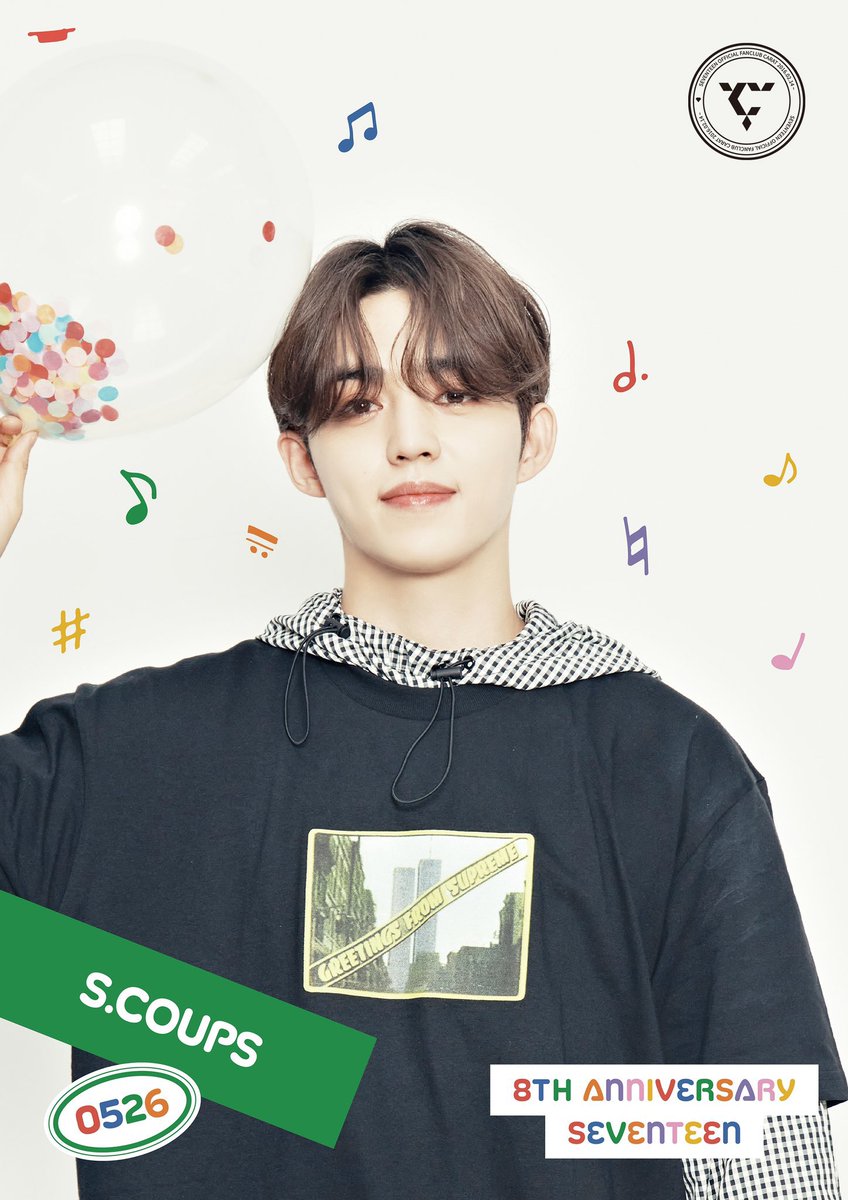 sounds_of_cheol's tweet photo. seventeen's 8th anniversary 💛🎈

95L https://t.co/eEd4ocS3sA