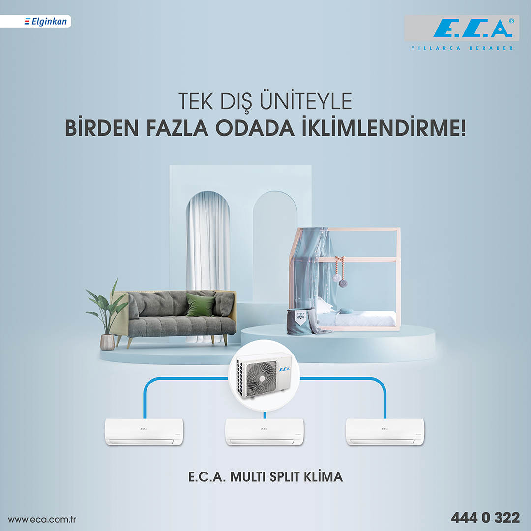 ECA_Elginkan's tweet image. Tek dış üniteyle birden fazla odada iklimlendirme!

#ECA #MultiSplitKlima #YıllarcaBeraber