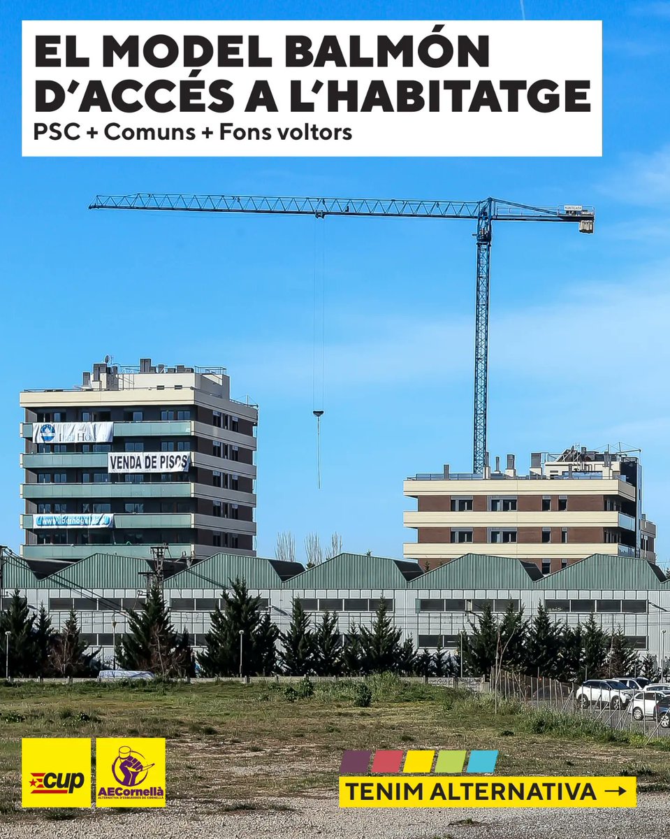 CUP Alternativa d'Esquerres de Cornellà tweet media
