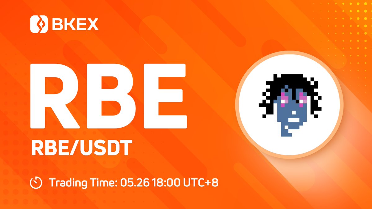 💯#BKEX New Listing | @rebateerc #RBE/USDT will get listed on #BKEX 🔸Supported network: ERC20 🔸Trade: 18:00 on May. 26 (UTC+8) ⏭Details: bkex.zendesk.com/hc/en-us/artic… #Bitcoin #cryptocurrency #BKEXNewListing