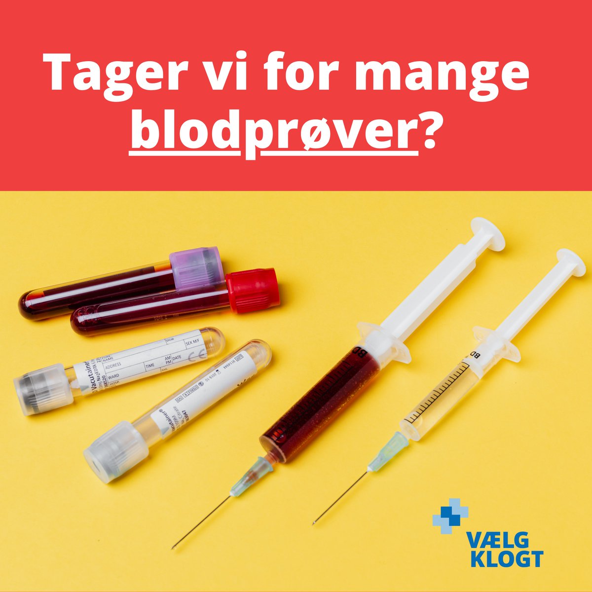 JA! Det mener både patienter og sundhedspersoner. Derfor dykker @klogevalg ned i en række konkrete blodprøver og -analyser på workshop den 21/6 og udvikler nye Vælg Klogt-anbefalinger til, hvilke blodprøver vi skal undgå. Kom med: vaelgklogt.dk/arrangementer/… #mereerikkealtidbedre