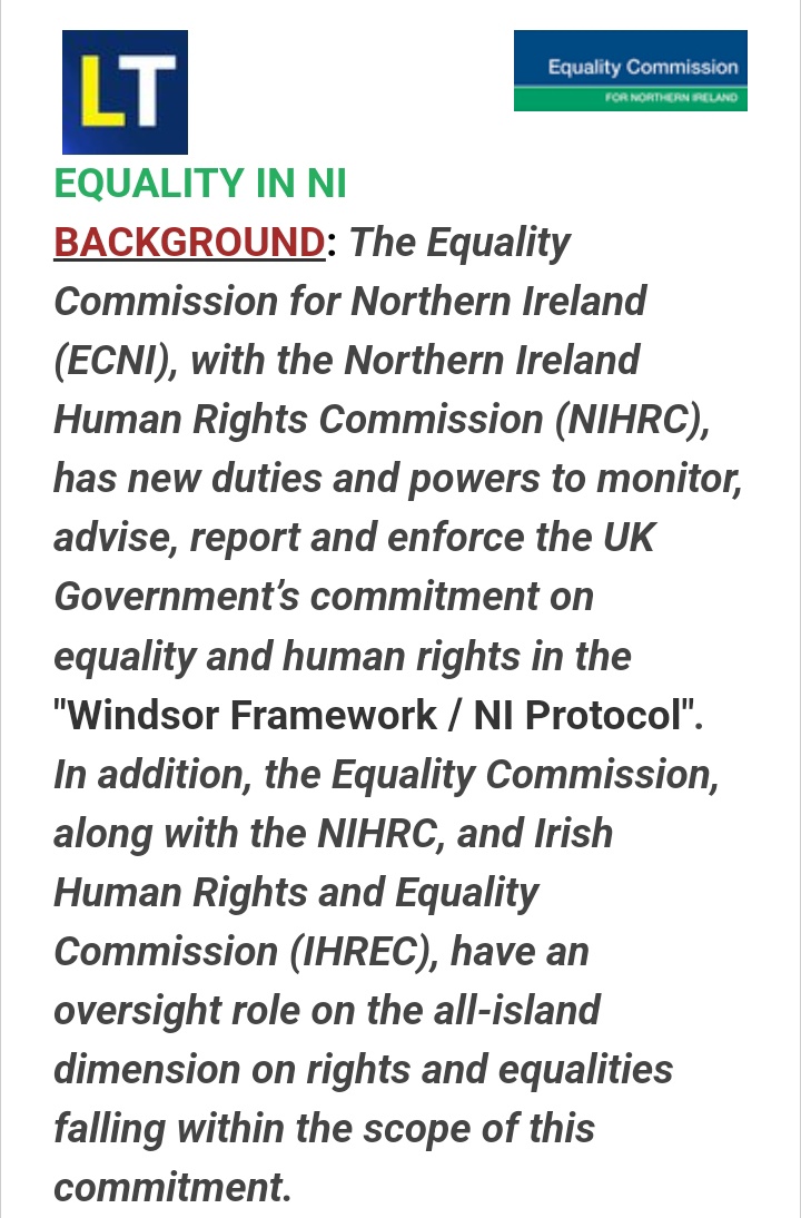 Cross Border services are becoming more frequent, so can we access @_IHREC for help then, in accordance to the #WindsorFramework. Sadly, @EqualityCommNI & @NIHRC believe the abuse of litigants & disabled ppl is not concerning. Its acceptable people are driven to suicidal ideation