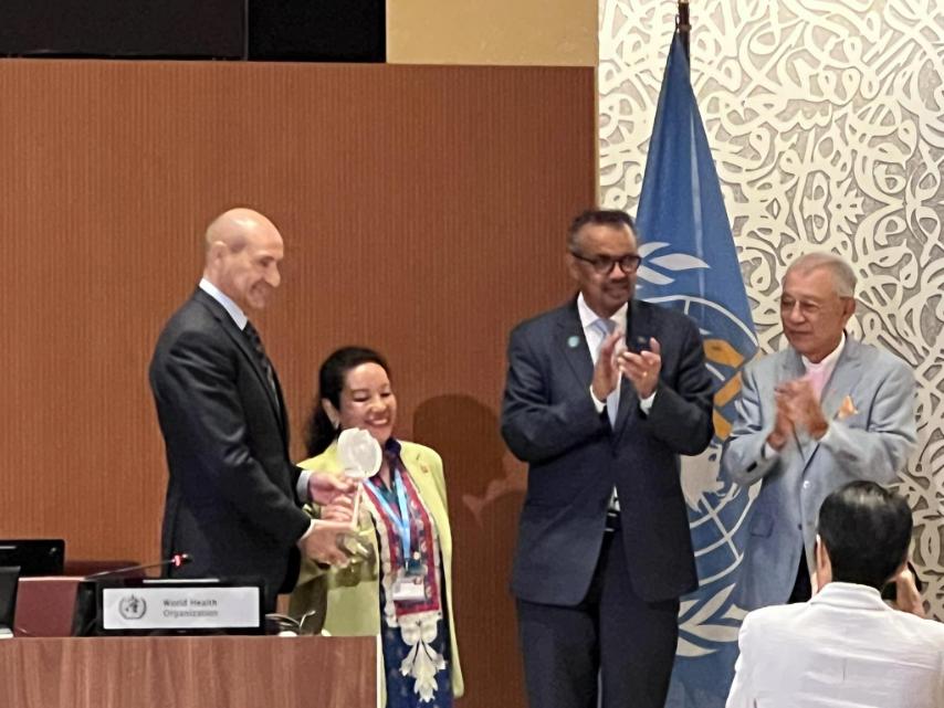 This year NSI received the Sasakawa award from the WHO on the recommendation of the MoHP, Nepal.
This award has given additional encouragement and energy to NSI. NSI family would like to express its heartfelt thanks to all on this happy occasion.
