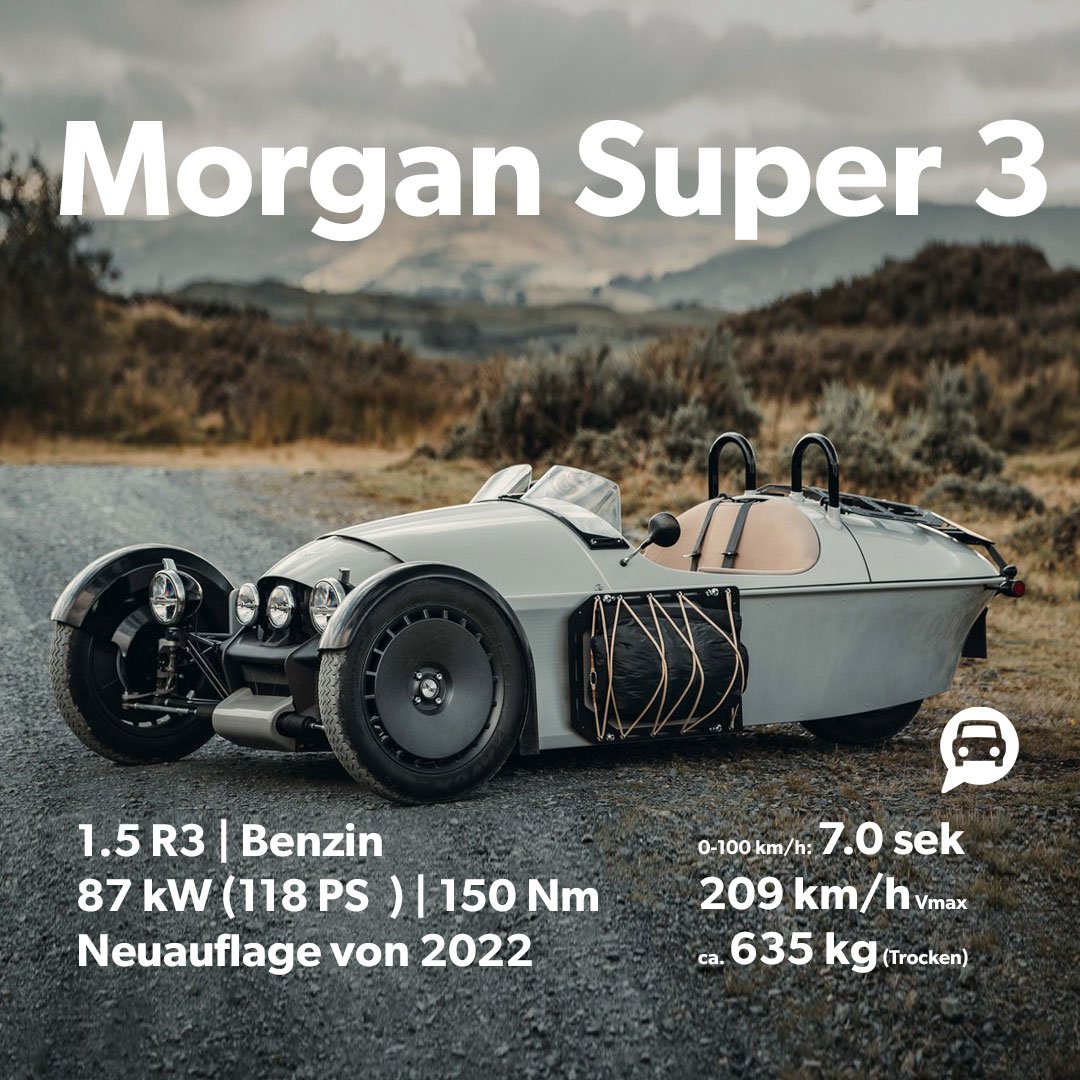 Ja, das ist ein Neuwagen, sogar eine Neuentwicklung. Der <a href="/morganmotor/">Morgan Motor Company</a> #Super3 ist etwa so teuer wie ein Basis Porsche 718 - je nach Ausstattung und Händleraufschlag. Über 90% aller jemals produzierten Morgans sind wohl noch fahrbereit.
#MOTORTALKTraumwagen #MorganSuper3