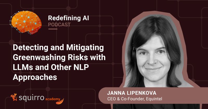 Squirro's tweet photo. Get ready for an eye-opening discussion on LLMs and AI! Don't miss the upcoming episode of Redefining AI podcast with host Lauren Hawker Zafer and guest Janna Lipenkova, CEO & Co-founder of Equintel GmbH. Subscribe here: https://t.co/L1bwrpSZ4o #RedefiningAI #generativeai #genai https://t.co/P6pu6FfuBe