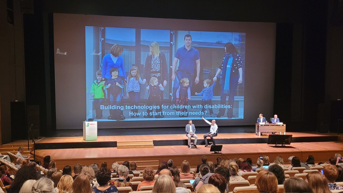 Technology can change the lives of children with disabilities and their families. But are we doing enough? No, there is a big gap in innovation &amp; research. We have to start from the needs of the kids &amp; families.  Keynote on day 2 @EACD2023 by Prof Sylvain Brochard &amp; Niek De Taeye
