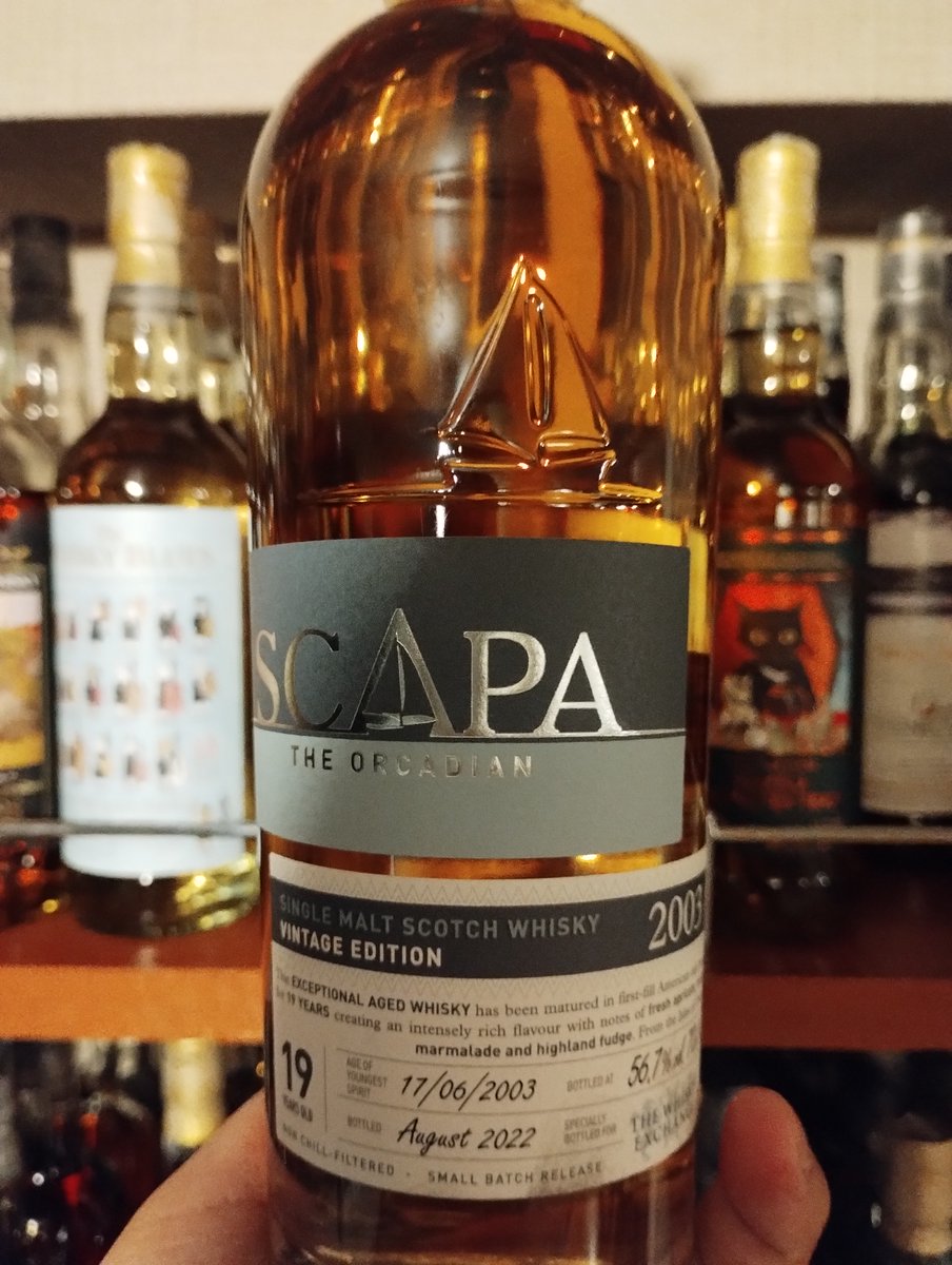 bar_co_sheirm's tweet image. 博多区 / Bar Co-Sheirm 5月26日 19時オープンです。

Scapa 2003 - 2022 19yo for The Whisky Exchange  

是非お試しくださいませ。
本日も皆様のご来店お待ちしております。
#Scapa #Islands #Whisky #TheWhiskyExchange #TWE #Fukuoka #福岡 #博多 #博多BAR