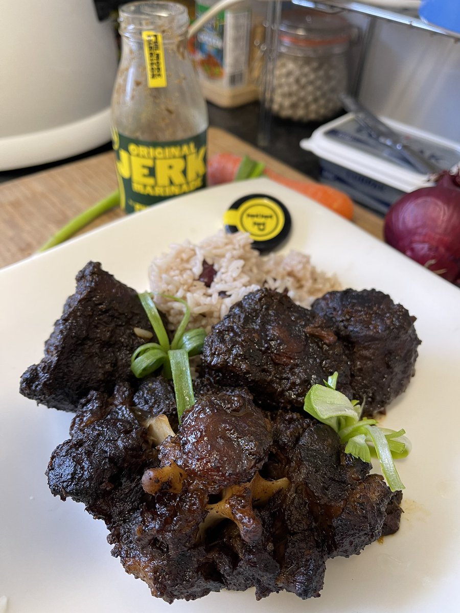 chefphilmore's tweet photo. Get ready for a taste sensation like no other with Philmore Harrison's Jerk Oxtail.Tender, succulent oxtail slow-cooked in a tantalizing blend of Jamaican spices and flavors.Prepare for a flavor explosion that will leave you craving #JerkOxtail #FoodieDelight #PhilmoreHarrison https://t.co/1gWJ2YdcFC