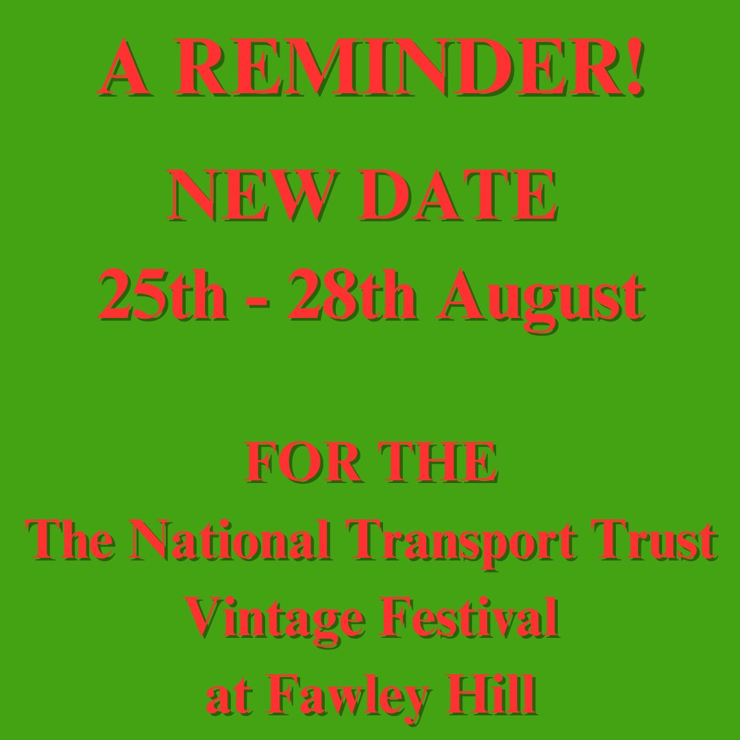 A quick reminder for you all that sadly we had to postpone the event due this weekend.  The new date is 25th - 28th August - we look forward to seeing you in August!
Have fun this weekend ...
tickettailor.com/events/fawleyh…
fawleyhill.co.uk