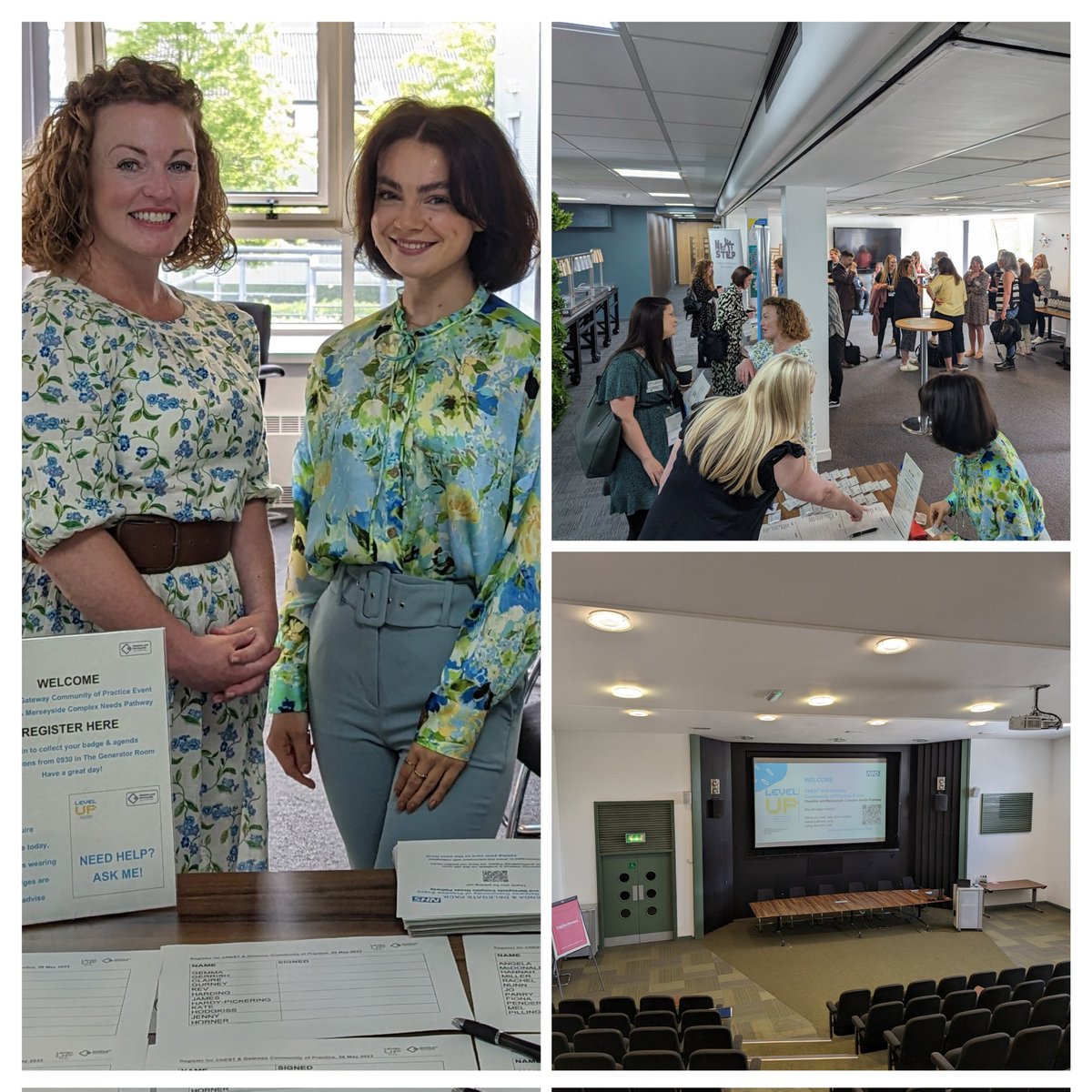 cwpnhs's tweet photo. We're all set up for the CNEST and Gateway Community of Practice Event! #LevelUpCM Great to see so many people from all over Cheshire and Merseyside join us this morning. https://t.co/4mgt7QDjJ3 https://t.co/yyTUSDSDZL