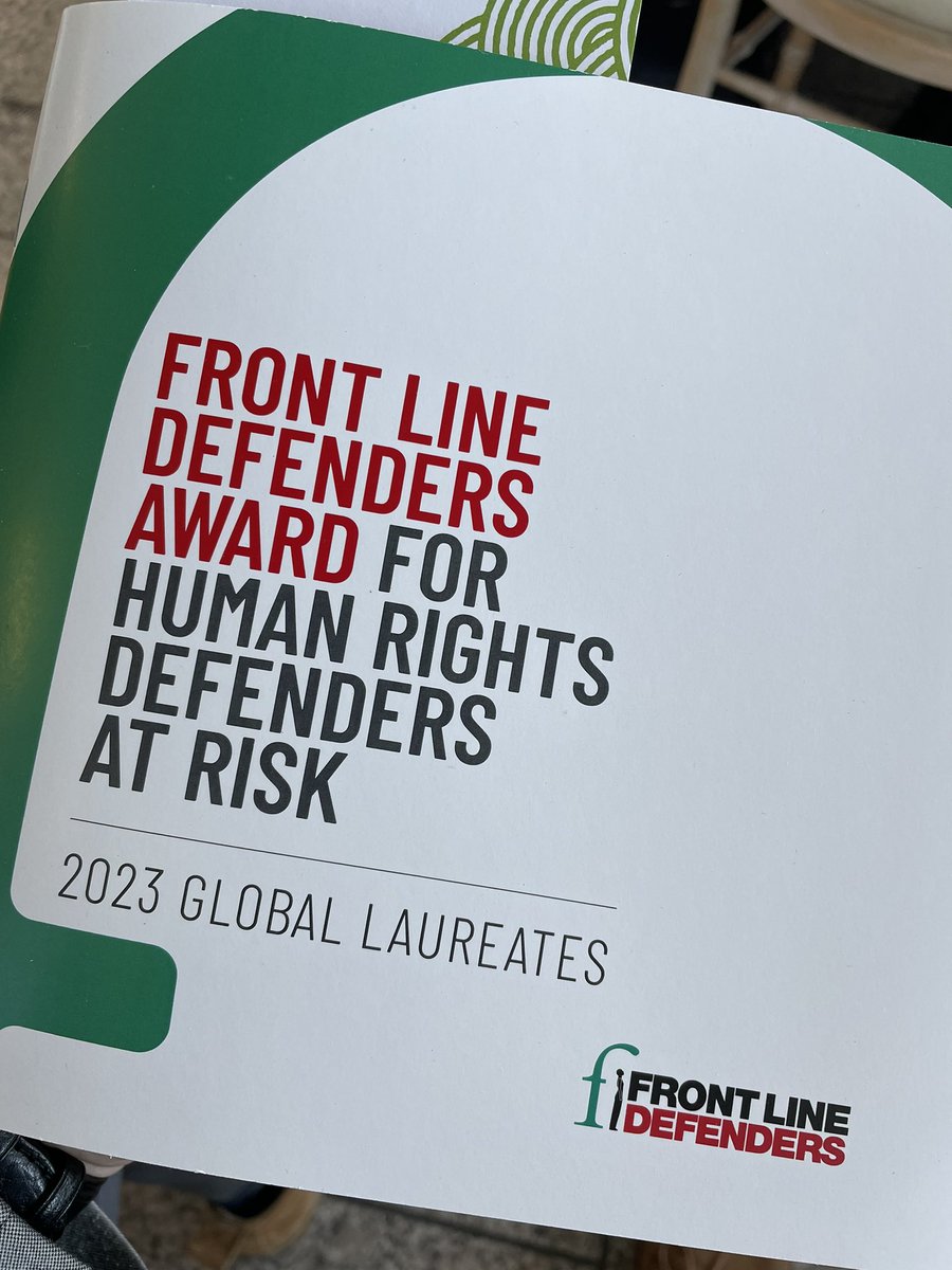 BarryAndrewsMEP's tweet photo. This morning attending the #FrontLineDefender Award 2023 in @EPICMuseumCHQ. Front Line Defenders is an international human rights organisation founded in Dublin in 2011 with the specific aim of protecting human rights defenders at risk. https://t.co/yxmnTNHk4Q