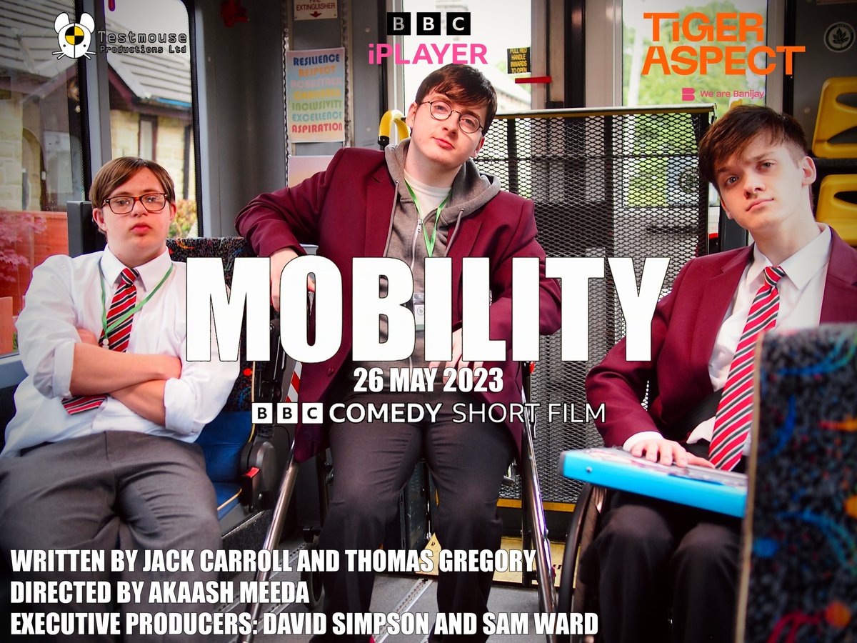 BBC Comedy Short Films, Where it Ends and Mobility both available now on @BBCiPlayer bbc.co.uk/iplayer/episod…