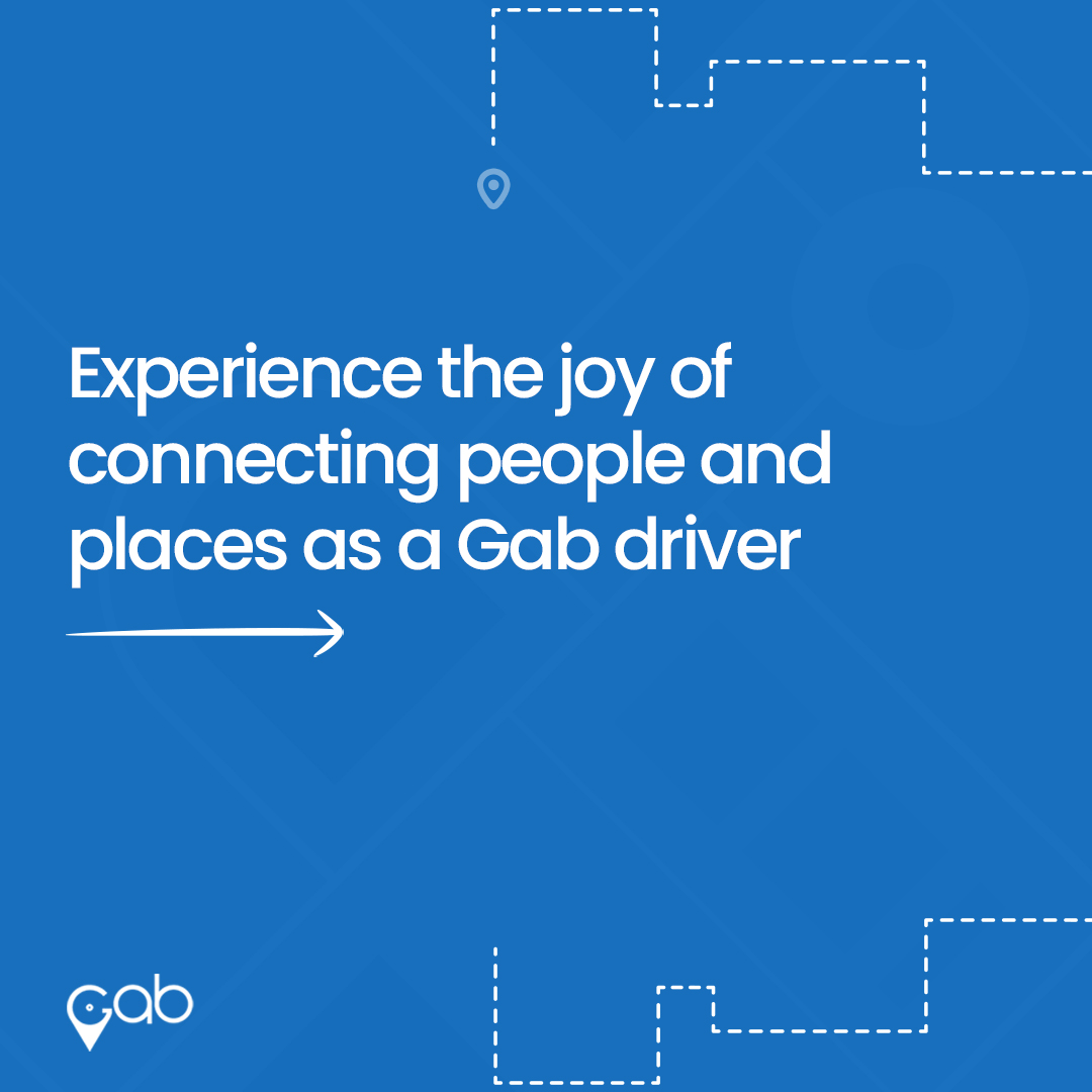 Gab Taxi: Where drivers find purpose, satisfaction, and financial stability.

.

#BetterRides #GabTaxi #driver #Gab #RideSafely #RideHailing #movewithgab #RideSmarter #Ooni #GCFR #Chelsea #Abuja #Rufai
